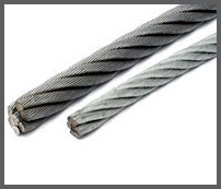 Plain Metal rope wire, Color : Grey