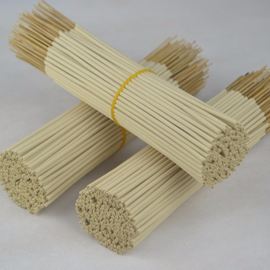 AAA Grade White Raw Agarbatti 8 9 Unscented Incense sticks