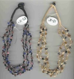 K-51,52 Handmade Glass bead Jewellery