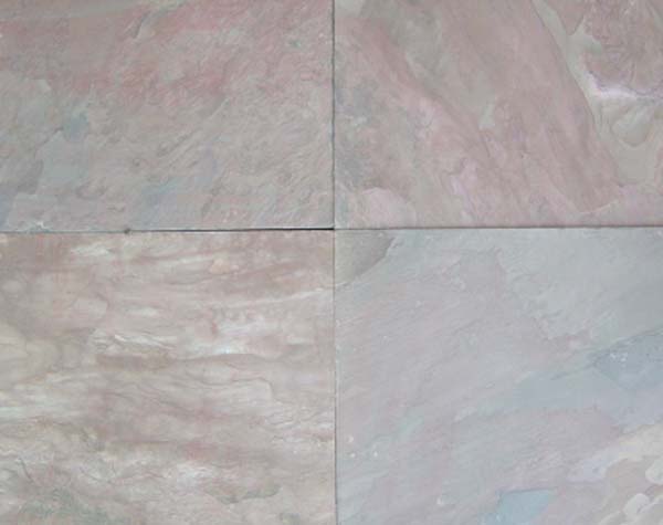 Lime Pink Sawn edges surface