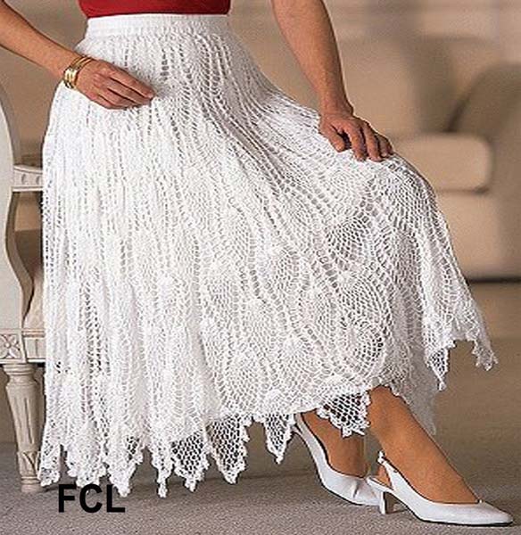 Ladies Crochet Skirt