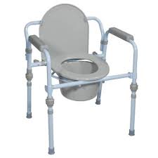 folding commode stand