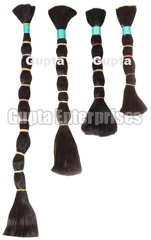 Double Drawn Indian Human Hair, for Personal, Parlour, Gender : Female