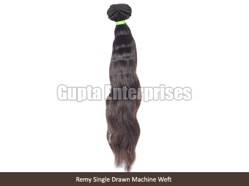 machine weft hair