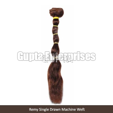 Remy Machine Weft Hair, for Personal, Parlour, Feature : Easy Fit, Light Weight, Skin Friendly