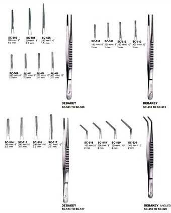 Stainless-Steel Atrauma Tissue Forceps, for Clinical Use, Hospital Use, Feature : High Quality, High Tensile