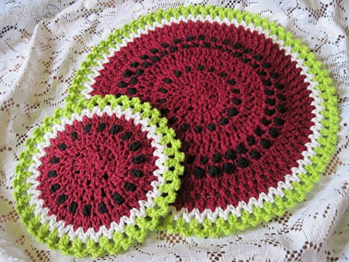 Crochet Round Mat 829-CP