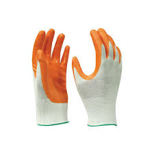 rubber coated gloves