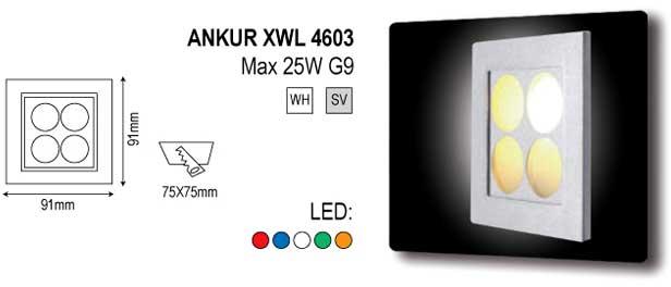 Designer Wall Light (Ankur XWL 4603)