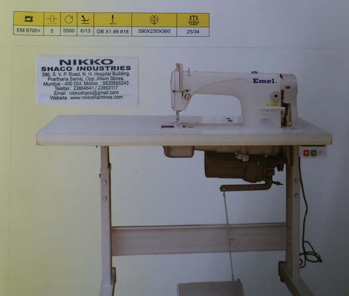 Nikko Mild Steel Electric Sewing Machines, for Commercial, Voltage : 220V
