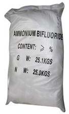 Ammonium bifluoride, CAS No. : 1341-49-7