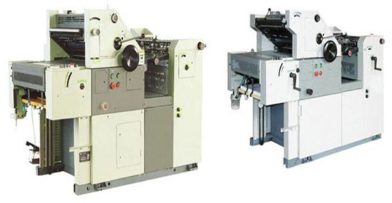 Brochure printing machine