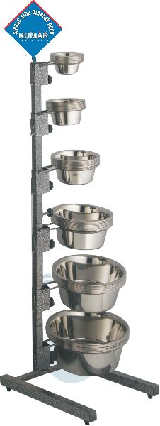 Single Sided Display Rack For Standard Feeding Bowls
