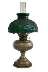 antique kerosene lamp