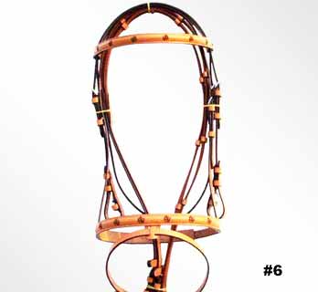 B - 6 web resin Snaffle Bridle