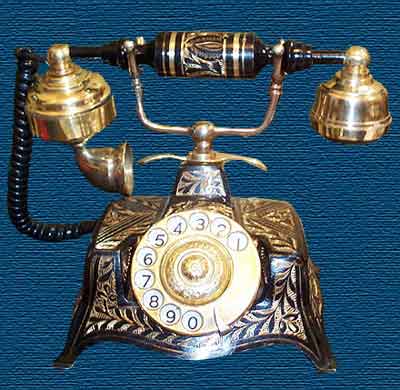 Antique PhonesMaharaja Antique Brass Phone