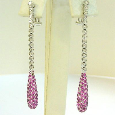 Pink Diamonds Earrings -17