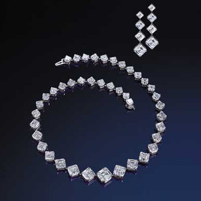 White Diamond Necklaces -24