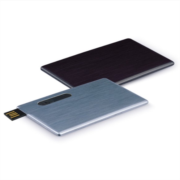 Metal Credit Card Flash Drive, Capacity : 4 / 8 / 16 / 32 GB