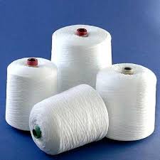 Polyester Cotton Yarn, Color : White
