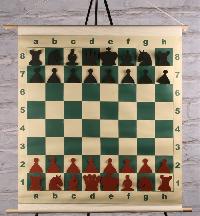 Demonstration chess training magnetic board, Size : 1400x700mm
