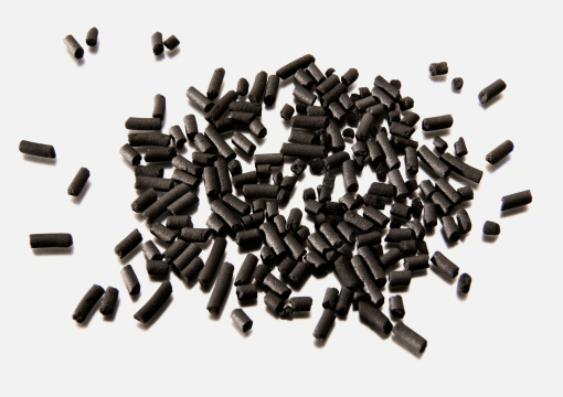 Extruded activated carbon