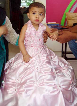 Girls Pink Princess Gown
