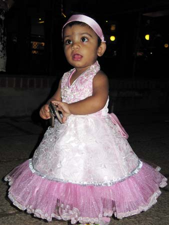 baby pink frock