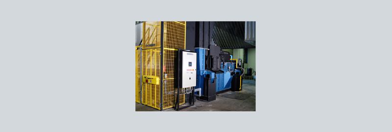 Shaft furnace for melting- & holding of aluminium