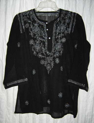 Chikan Embroidered Kurti 02