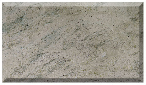 Green granite slab