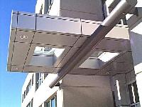 Aluminum composite panel canopies