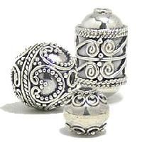 Silver Bali Beads