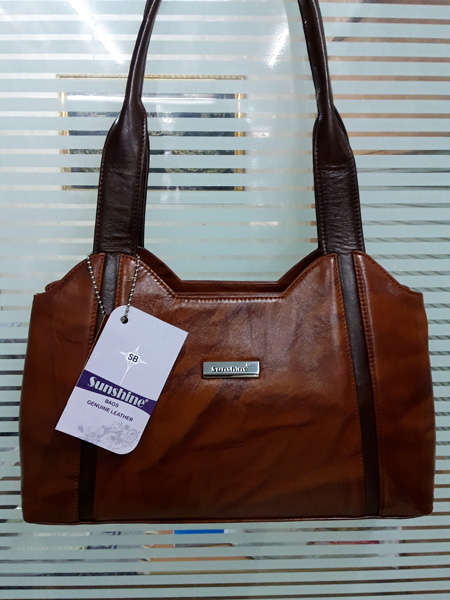Brown Sunshine Leather Ladies Handbag