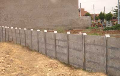 Reinforced Cement Concrete Boundary Wall