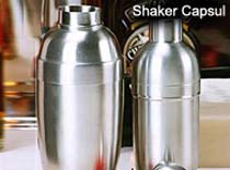Stainless steel cocktail shakers