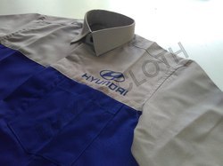 Hyundai Technical H.Blue and Gery Automobile Uniform