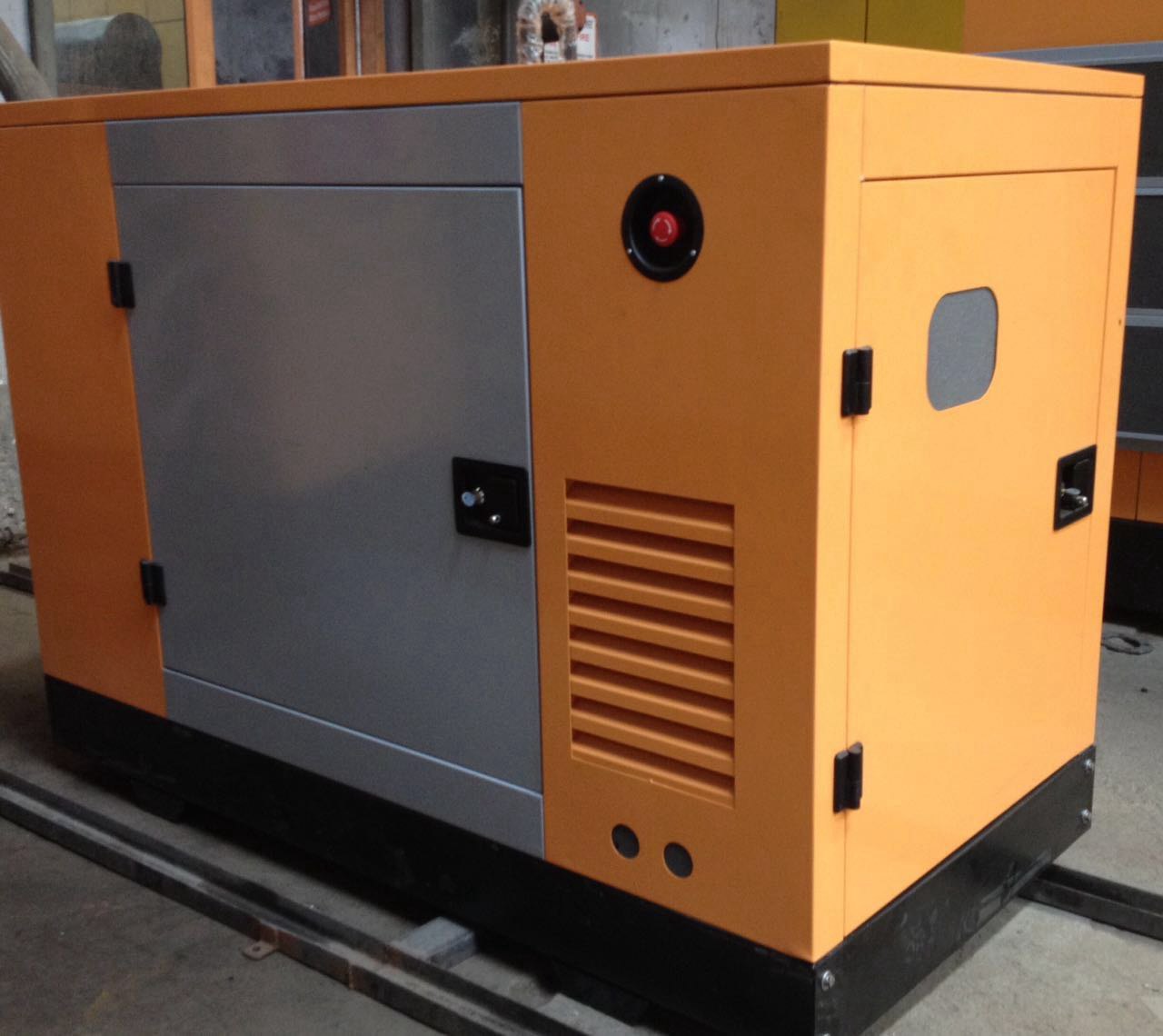 Air cooled silent genset