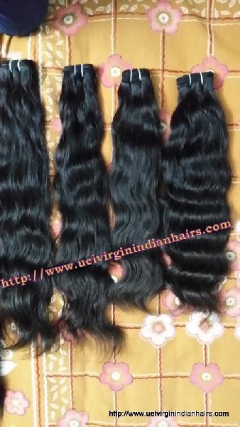 Virgin Indian Natural Wave Hair, Length : 22 inches