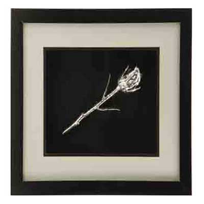 Item Code - LS-180 Silver Rose Wall Frame