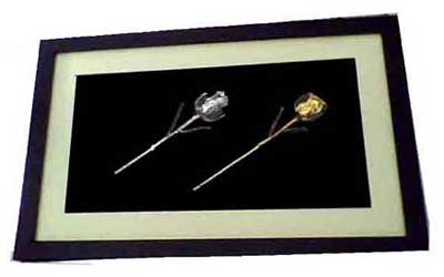Silver & Gold Rose Wall Frame