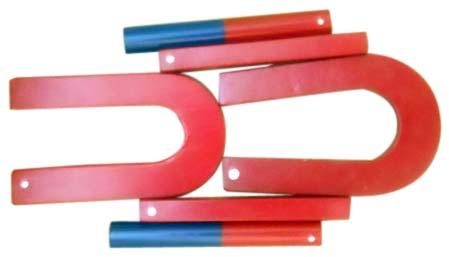 Red Horseshoe Alnico Chrome Steel Magnets