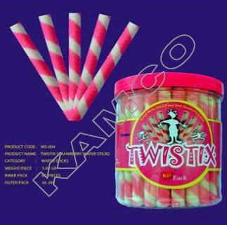 Strawberry Wafer Sticks