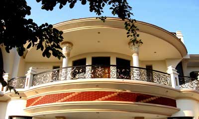 Wrought Iron Parapet Railing