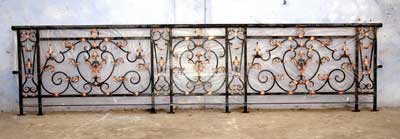 Wrought Iron Parapet Railing, Parapet Railing