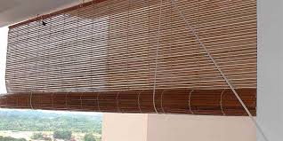 Outdoor bamboo blinds