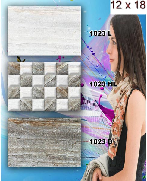 Oceno Cement Bathroom Tiles 300x450mm, Size : 30x30cm, 40x40cm, 6x6 Inch, 8x12 Inch
