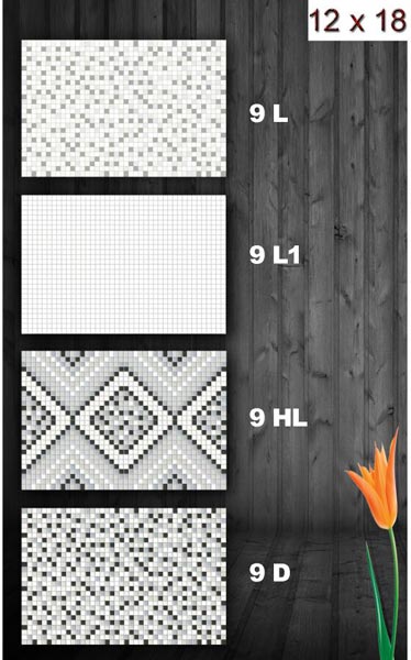 Oceno Cement Bathroom Tiles 30x45cm, Tile Type : Accents