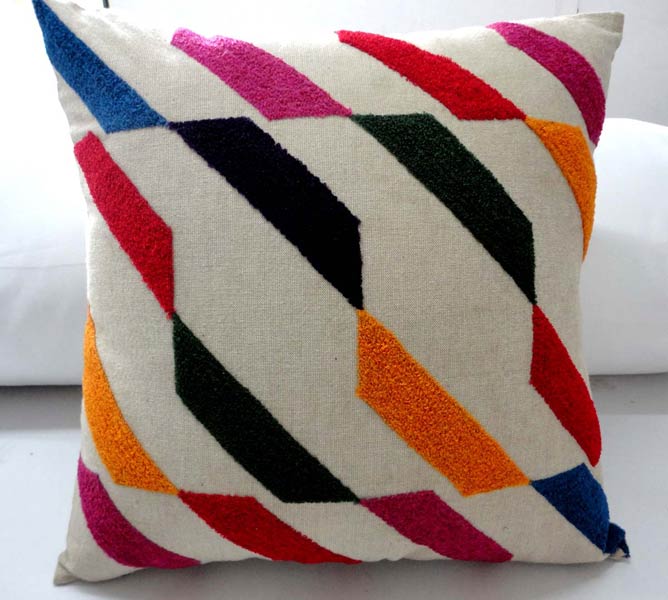 Cotton Embroidery Cushion