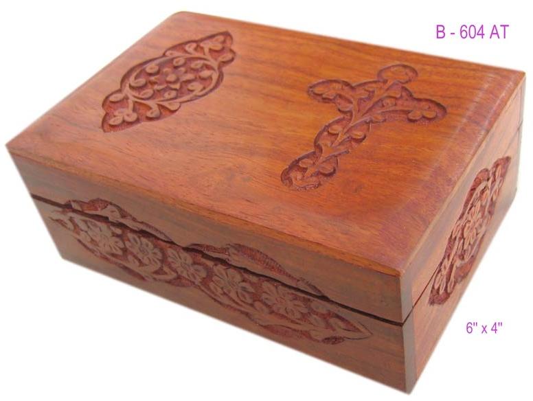 Wood Cross Box